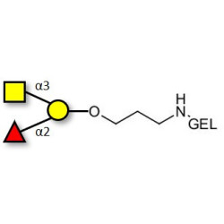 Blood group A antigen triose grafted on gel for affinity chromatography (Linker-GEL B)