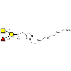Blood group A antigen triose with free terminal amine (Linker-NH2 B)