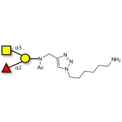 Blood group A antigen triose with free terminal amine (Linker-NH2 D)