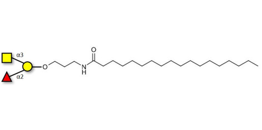 Blood group A antigen triose with stearic chain (Linker-STEA A)