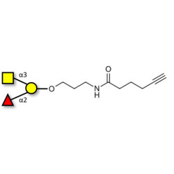 Blood group A antigen triose with terminal alkyne (Linker-CΞCH C)