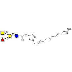 Blood group A antigen tetraose type 6 grafted on gel for affinity chromatography (Linker-GEL A)