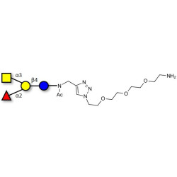 Blood group A antigen tetraose type 6 with free terminal amine (Linker-NH2 B)