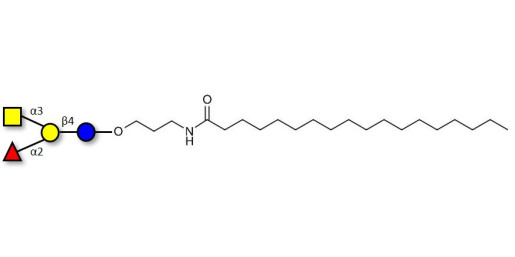 Blood group A antigen tetraose type 6 with stearic chain (Linker-STEA A)
