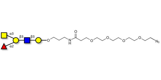 Blood group A antigen pentaose type 1 with terminal azide (Linker-N3 A)