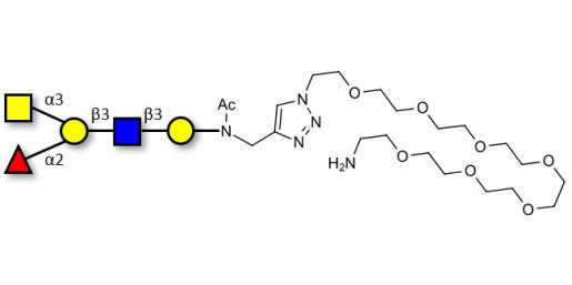 Blood group A antigen pentaose type 1 with free terminal amine (Linker-NH2 C)