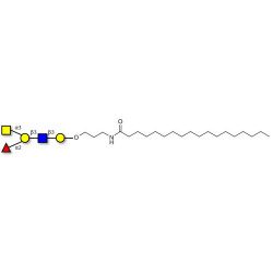 Blood group A antigen pentaose type 1 with stearic chain (Linker-STEA A)