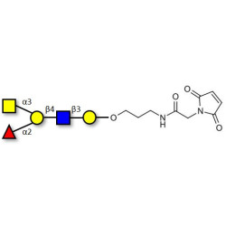 Blood group A antigen pentaose type 2 linked to maleimide (Linker-MAL A)