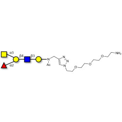 Blood group A antigen pentaose type 2 with free terminal amine (Linker-NH2 B)