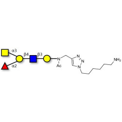 Blood group A antigen pentaose type 2 with free terminal amine (Linker-NH2 D)