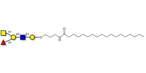 Blood group A antigen pentaose type 2 with stearic chain (Linker-STEA A)