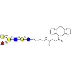 Blood group A antigen hexaose type 1 with DBCO (Linker-DBCO A)