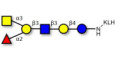 Blood group A antigen hexaose type 1 grafted on KLH