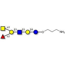 Blood group A antigen hexaose type 1 with free terminal amine (Linker-NH2 A)