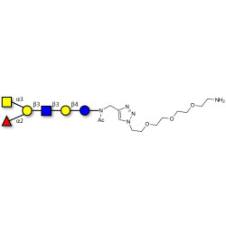 Blood group A antigen hexaose type 1 with free terminal amine (Linker-NH2 B)