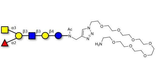 Blood group A antigen hexaose type 1 with free terminal amine (Linker-NH2 C) - GLY037-1-NAc-sp2-NH2