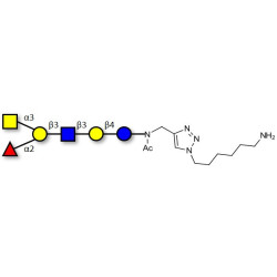 Blood group A antigen hexaose type 1 with free terminal amine (Linker-NH2 D)