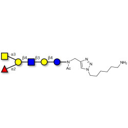 Blood group A antigen hexaose type 2 with free terminal amine (Linker-NH2 D)