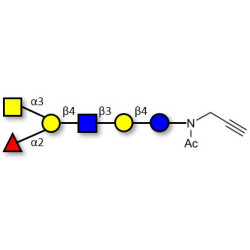 Blood group A antigen hexaose type 2 with terminal alkyne (Linker-CΞCH A)