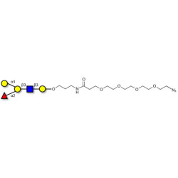 Blood group B antigen pentaose type 1 with terminal azide (Linker-N3 A)
