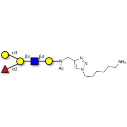 Blood group B antigen pentaose type 1 with free terminal amine (Linker-NH2 D)