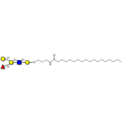 Blood group B antigen pentaose type 1 with stearic chain (Linker-STEA A)