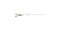 Blood group B antigen pentaose type 1 with stearic chain (Linker-STEA A)