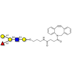 Blood group B antigen pentaose type 2 with DBCO (Linker-DBCO A)