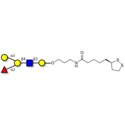 Blood group B antigen pentaose type 2 with cyclic di-thiol (Linker-LIPO A)