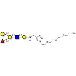 Blood group B antigen pentaose type 2 with free terminal amine (Linker-NH2 B)