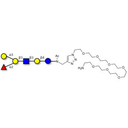 Blood group B antigen hexaose type 1 with free terminal amine (Linker-NH2 C)
