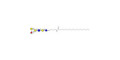Blood group B antigen hexaose type 1 with stearic chain (Linker-STEA A)
