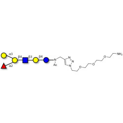 Blood group B antigen hexaose type 2 with free terminal amine (Linker-NH2 B)