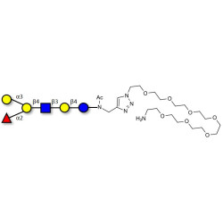 Blood group B antigen hexaose type 2 with free terminal amine (Linker-NH2 C)