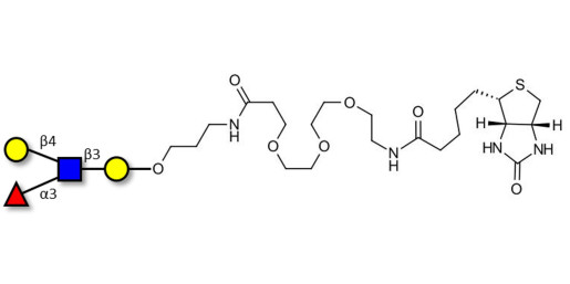 Lewis x (Lex) tetraose linked to biotin (Linker-BT C)