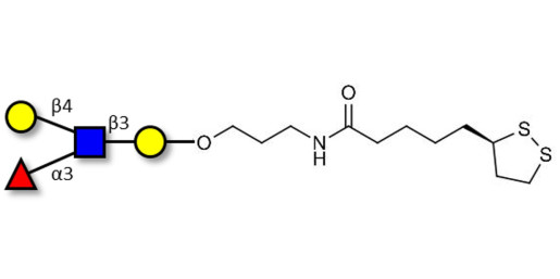 Lewis x (Lex) tetraose with cyclic di-thiol (Linker-LIPO A)