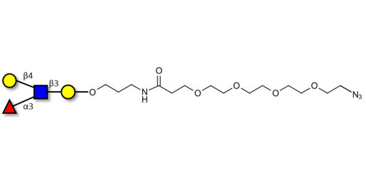 Lewis x (Lex) tetraose with terminal azide (Linker-N3 A)