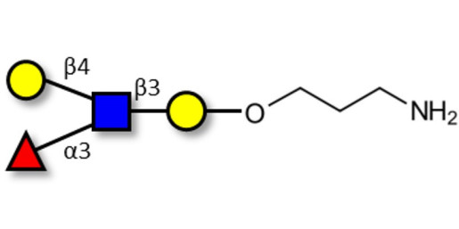 Lewis x (Lex) tetraose with free terminal amine (Linker-NH2 A) - GLY050-OAPb