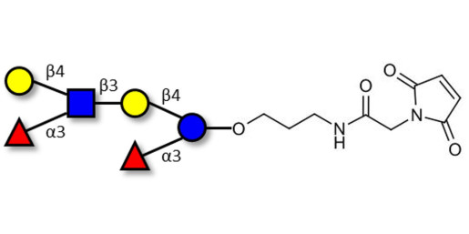 Lewis x (Lex) hexaose / Lacto-N-neodifucohexaose II (LNnDFH II) linked to maleimide (Linker-MAL A) - Lewis X hexasaccharide; Lacto-N-difucohexaose III ; LNDFH III