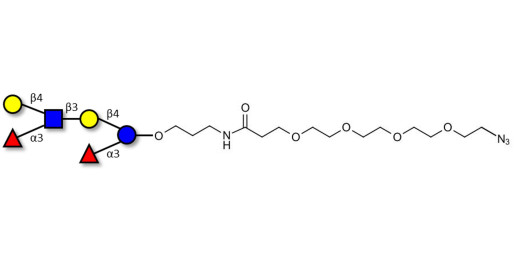Lewis x (Lex) hexaose / Lacto-N-neodifucohexaose II (LNnDFH II) with terminal azide (Linker-N3 A) - Lewis X hexasaccharide; Lacto-N-difucohexaose III ; LNDFH III