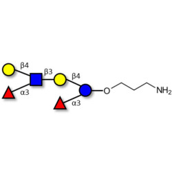 Lewis x (Lex) hexaose / Lacto-N-neodifucohexaose II (LNnDFH II) with free terminal amine (Linker-NH2 A)