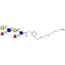 Lewis x (Lex) hexaose / Lacto-N-neodifucohexaose II (LNnDFH II) with free terminal amine (Linker-NH2 B)