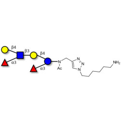 Lewis x (Lex) hexaose / Lacto-N-neodifucohexaose II (LNnDFH II) with free terminal amine (Linker-NH2 D)