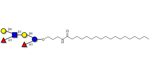 Lewis x (Lex) hexaose / Lacto-N-neodifucohexaose II (LNnDFH II) with stearic chain (Linker-STEA A) - Lewis X hexasaccharide; Lacto-N-difucohexaose III ; LNDFH III