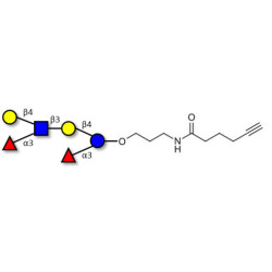 Lewis x (Lex) hexaose / Lacto-N-neodifucohexaose II (LNnDFH II) with terminal alkyne (Linker-CΞCH C)