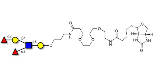 Lewis y (Ley) pentaose linked to biotin (Linker-BT C)