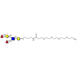 Lewis y (Ley) pentaose with terminal azide (Linker-N3 A)