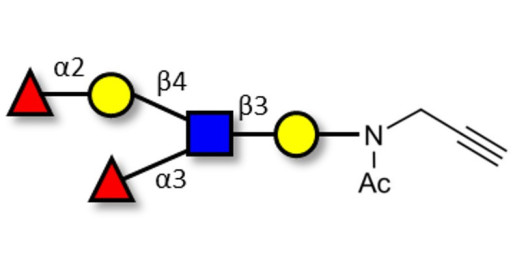 Lewis y (Ley) pentaose with terminal alkyne (Linker-CΞCH A) - GLY052-NPR