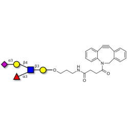 Sialyl Lewis x (sLex) pentaose with DBCO (Linker-DBCO A)