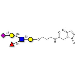 Sialyl Lewis x (sLex) pentaose linked to maleimide (Linker-MAL A)